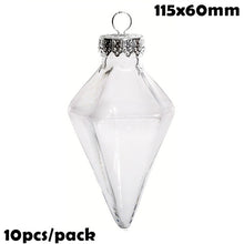 Load image into Gallery viewer, Promotion - DIY Paintable/Shatterproof Clear Christmas Decoration 80mm Plastic Ball, 10/Pack