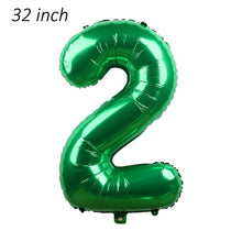 Load image into Gallery viewer, 1Set Farm Green Theme Happy Birthday Banner Balloons Tractor Construction Vehicle Birthday Party Decoration Balloon