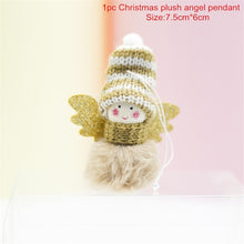 Load image into Gallery viewer, Christmas Tree Decorations Cute Angel Doll Girl Ski Pendant Wooden Navidad New Year Christmas Tree Ornaments Xmas Gift for Kids