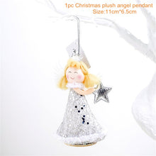Load image into Gallery viewer, Christmas Tree Decorations Cute Angel Doll Girl Ski Pendant Wooden Navidad New Year Christmas Tree Ornaments Xmas Gift for Kids