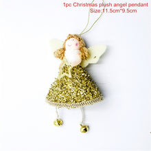Load image into Gallery viewer, Christmas Tree Decorations Cute Angel Doll Girl Ski Pendant Wooden Navidad New Year Christmas Tree Ornaments Xmas Gift for Kids