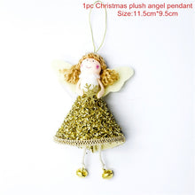 Load image into Gallery viewer, Christmas Tree Decorations Cute Angel Doll Girl Ski Pendant Wooden Navidad New Year Christmas Tree Ornaments Xmas Gift for Kids