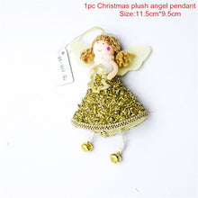 Load image into Gallery viewer, Christmas Tree Decorations Cute Angel Doll Girl Ski Pendant Wooden Navidad New Year Christmas Tree Ornaments Xmas Gift for Kids