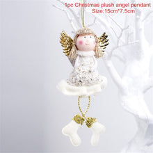 Load image into Gallery viewer, Christmas Tree Decorations Cute Angel Doll Girl Ski Pendant Wooden Navidad New Year Christmas Tree Ornaments Xmas Gift for Kids