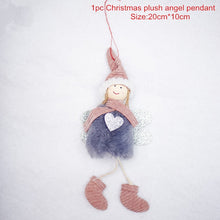 Load image into Gallery viewer, Christmas Tree Decorations Cute Angel Doll Girl Ski Pendant Wooden Navidad New Year Christmas Tree Ornaments Xmas Gift for Kids