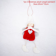Load image into Gallery viewer, Christmas Tree Decorations Cute Angel Doll Girl Ski Pendant Wooden Navidad New Year Christmas Tree Ornaments Xmas Gift for Kids