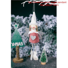Load image into Gallery viewer, Christmas Tree Decorations Cute Angel Doll Girl Ski Pendant Wooden Navidad New Year Christmas Tree Ornaments Xmas Gift for Kids