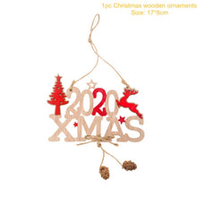 Load image into Gallery viewer, Christmas Tree Decorations Cute Angel Doll Girl Ski Pendant Wooden Navidad New Year Christmas Tree Ornaments Xmas Gift for Kids