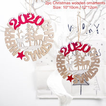 Load image into Gallery viewer, Christmas Tree Decorations Cute Angel Doll Girl Ski Pendant Wooden Navidad New Year Christmas Tree Ornaments Xmas Gift for Kids