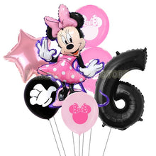 Load image into Gallery viewer, 7pcs/lot Minnie Balloons Mickey Mouse Birthday Party Decorations Baby Shower Decor Kids Party Mickey Balloon Air Globos