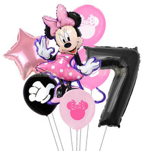 Load image into Gallery viewer, 7pcs/lot Minnie Balloons Mickey Mouse Birthday Party Decorations Baby Shower Decor Kids Party Mickey Balloon Air Globos