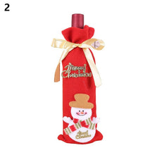 Load image into Gallery viewer, Noel 2021 Newest Christmas Wine Bottle Cover Santa Claus Xmas Christmas Decorations for Home Natal Dinner Decor New Year Gift
