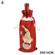 Load image into Gallery viewer, Noel 2021 Newest Christmas Wine Bottle Cover Santa Claus Xmas Christmas Decorations for Home Natal Dinner Decor New Year Gift
