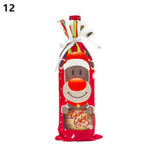 Load image into Gallery viewer, Noel 2021 Newest Christmas Wine Bottle Cover Santa Claus Xmas Christmas Decorations for Home Natal Dinner Decor New Year Gift