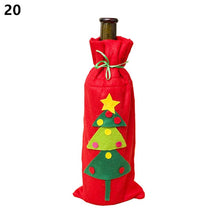 Load image into Gallery viewer, Noel 2021 Newest Christmas Wine Bottle Cover Santa Claus Xmas Christmas Decorations for Home Natal Dinner Decor New Year Gift