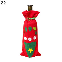 Load image into Gallery viewer, Noel 2021 Newest Christmas Wine Bottle Cover Santa Claus Xmas Christmas Decorations for Home Natal Dinner Decor New Year Gift