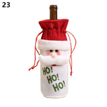 Load image into Gallery viewer, Noel 2021 Newest Christmas Wine Bottle Cover Santa Claus Xmas Christmas Decorations for Home Natal Dinner Decor New Year Gift