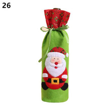 Load image into Gallery viewer, Noel 2021 Newest Christmas Wine Bottle Cover Santa Claus Xmas Christmas Decorations for Home Natal Dinner Decor New Year Gift