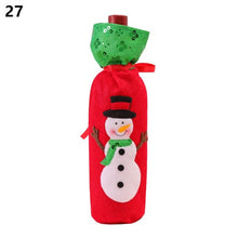 Load image into Gallery viewer, Noel 2021 Newest Christmas Wine Bottle Cover Santa Claus Xmas Christmas Decorations for Home Natal Dinner Decor New Year Gift