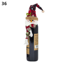 Load image into Gallery viewer, Noel 2021 Newest Christmas Wine Bottle Cover Santa Claus Xmas Christmas Decorations for Home Natal Dinner Decor New Year Gift
