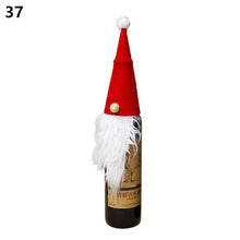 Load image into Gallery viewer, Noel 2021 Newest Christmas Wine Bottle Cover Santa Claus Xmas Christmas Decorations for Home Natal Dinner Decor New Year Gift