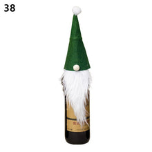 Load image into Gallery viewer, Noel 2021 Newest Christmas Wine Bottle Cover Santa Claus Xmas Christmas Decorations for Home Natal Dinner Decor New Year Gift