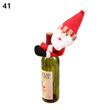 Load image into Gallery viewer, Noel 2021 Newest Christmas Wine Bottle Cover Santa Claus Xmas Christmas Decorations for Home Natal Dinner Decor New Year Gift