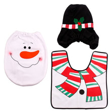 Load image into Gallery viewer, Staraise Santa Claus Toilet Cover Bathroom Set Christmas Decoration For Home Merry Christmas Navidad 2020 Happy New Year 2021