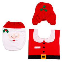 Load image into Gallery viewer, Staraise Santa Claus Toilet Cover Bathroom Set Christmas Decoration For Home Merry Christmas Navidad 2020 Happy New Year 2021