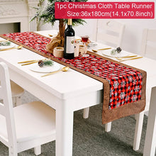 Load image into Gallery viewer, Santa Claus Rug Seat Bathroom Set Merry Christmas Decorations For Home Navidad 2020 Natal Cristmas Party Supplies New Year Gift