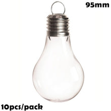 Load image into Gallery viewer, Promotion - DIY Paintable/Shatterproof Clear Christmas Decoration 80mm Plastic Ball, 10/Pack
