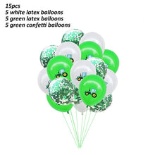 Load image into Gallery viewer, 1Set Farm Green Theme Happy Birthday Banner Balloons Tractor Construction Vehicle Birthday Party Decoration Balloon
