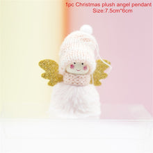Load image into Gallery viewer, Christmas Tree Decorations Cute Angel Doll Girl Ski Pendant Wooden Navidad New Year Christmas Tree Ornaments Xmas Gift for Kids
