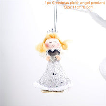 Load image into Gallery viewer, Christmas Tree Decorations Cute Angel Doll Girl Ski Pendant Wooden Navidad New Year Christmas Tree Ornaments Xmas Gift for Kids
