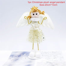 Load image into Gallery viewer, Christmas Tree Decorations Cute Angel Doll Girl Ski Pendant Wooden Navidad New Year Christmas Tree Ornaments Xmas Gift for Kids
