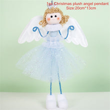 Load image into Gallery viewer, Christmas Tree Decorations Cute Angel Doll Girl Ski Pendant Wooden Navidad New Year Christmas Tree Ornaments Xmas Gift for Kids
