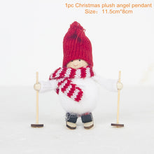 Load image into Gallery viewer, Christmas Tree Decorations Cute Angel Doll Girl Ski Pendant Wooden Navidad New Year Christmas Tree Ornaments Xmas Gift for Kids
