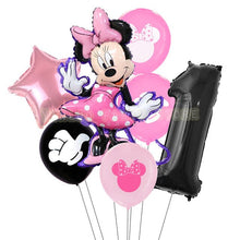 Load image into Gallery viewer, 7pcs/lot Minnie Balloons Mickey Mouse Birthday Party Decorations Baby Shower Decor Kids Party  Mickey Balloon Air Globos
