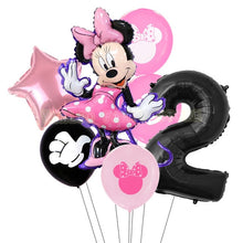 Load image into Gallery viewer, 7pcs/lot Minnie Balloons Mickey Mouse Birthday Party Decorations Baby Shower Decor Kids Party  Mickey Balloon Air Globos
