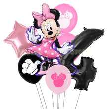 Load image into Gallery viewer, 7pcs/lot Minnie Balloons Mickey Mouse Birthday Party Decorations Baby Shower Decor Kids Party  Mickey Balloon Air Globos
