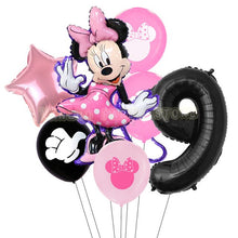 Load image into Gallery viewer, 7pcs/lot Minnie Balloons Mickey Mouse Birthday Party Decorations Baby Shower Decor Kids Party  Mickey Balloon Air Globos
