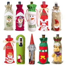 Load image into Gallery viewer, Noel 2021 Newest Christmas Wine Bottle Cover Santa Claus Xmas Christmas Decorations for Home Natal Dinner Decor New Year Gift
