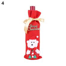 Load image into Gallery viewer, Noel 2021 Newest Christmas Wine Bottle Cover Santa Claus Xmas Christmas Decorations for Home Natal Dinner Decor New Year Gift

