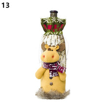 Load image into Gallery viewer, Noel 2021 Newest Christmas Wine Bottle Cover Santa Claus Xmas Christmas Decorations for Home Natal Dinner Decor New Year Gift
