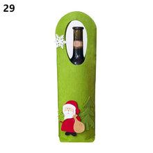 Load image into Gallery viewer, Noel 2021 Newest Christmas Wine Bottle Cover Santa Claus Xmas Christmas Decorations for Home Natal Dinner Decor New Year Gift
