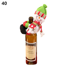 Load image into Gallery viewer, Noel 2021 Newest Christmas Wine Bottle Cover Santa Claus Xmas Christmas Decorations for Home Natal Dinner Decor New Year Gift
