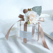 Load image into Gallery viewer, Creative candy box Nordic ins style simple transparent square candy box wedding festive candy box
