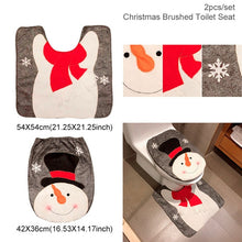 Load image into Gallery viewer, Staraise Santa Claus Toilet Cover Bathroom Set Christmas Decoration For Home Merry Christmas Navidad 2020 Happy New Year 2021
