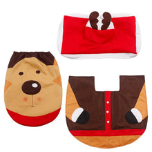 Load image into Gallery viewer, Staraise Santa Claus Toilet Cover Bathroom Set Christmas Decoration For Home Merry Christmas Navidad 2020 Happy New Year 2021

