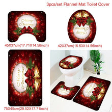 Load image into Gallery viewer, Staraise Santa Claus Toilet Cover Bathroom Set Christmas Decoration For Home Merry Christmas Navidad 2020 Happy New Year 2021
